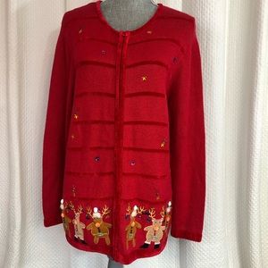 Not so tacky Christmas sweater. Size medium.